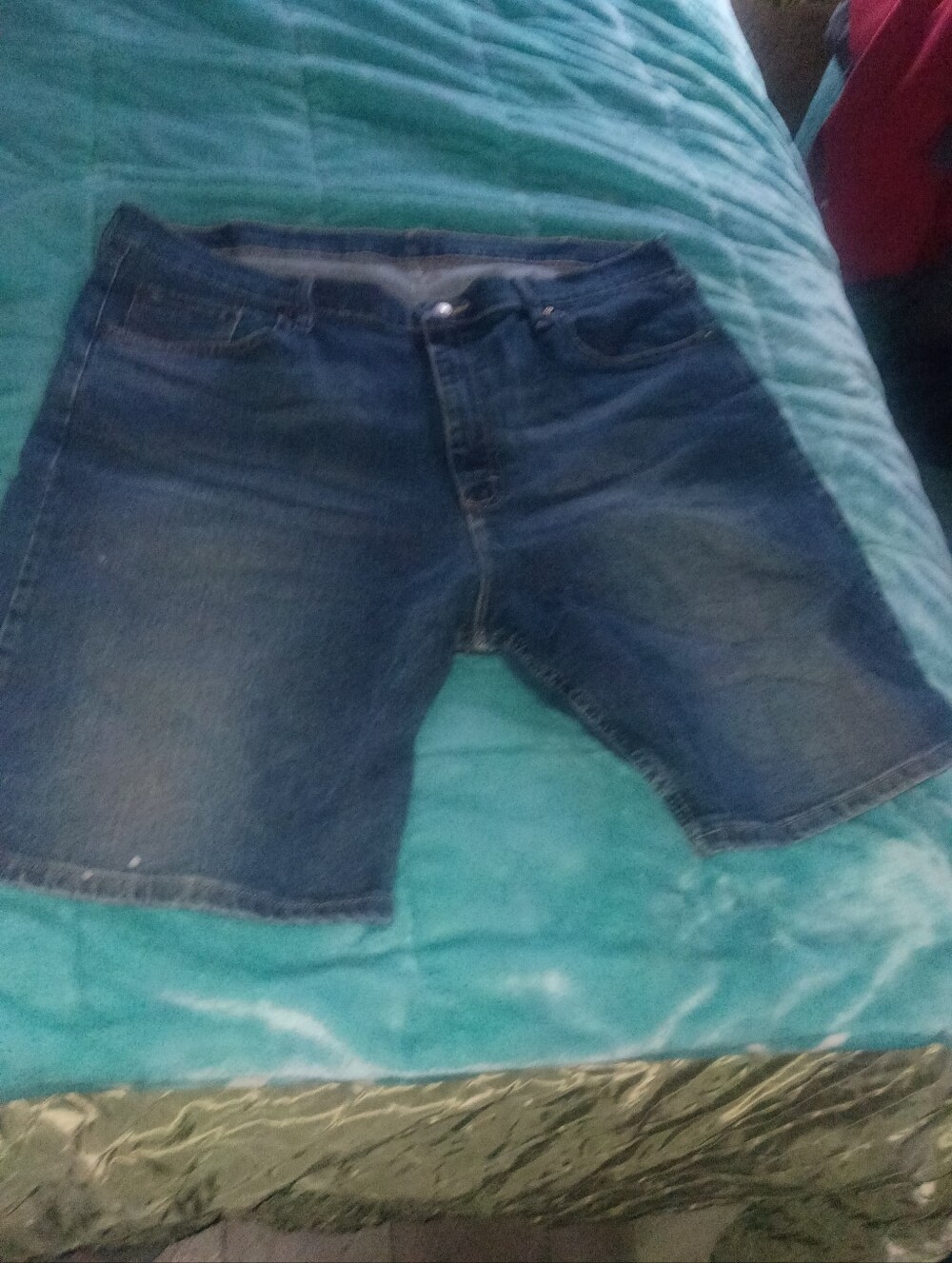 Wrangler Men's Blue Denim Jean Shorts